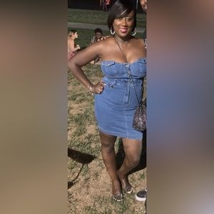 Denim dress